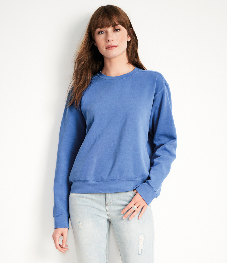 Comfort Colors Ladies Drop Shoulder Sweatshirt - Redrok