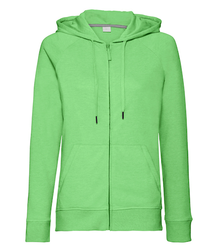 Russell Ladies HD Zip Hooded Sweatshirt - Redrok