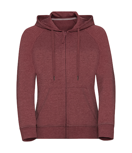 Russell Ladies HD Zip Hooded Sweatshirt - Redrok