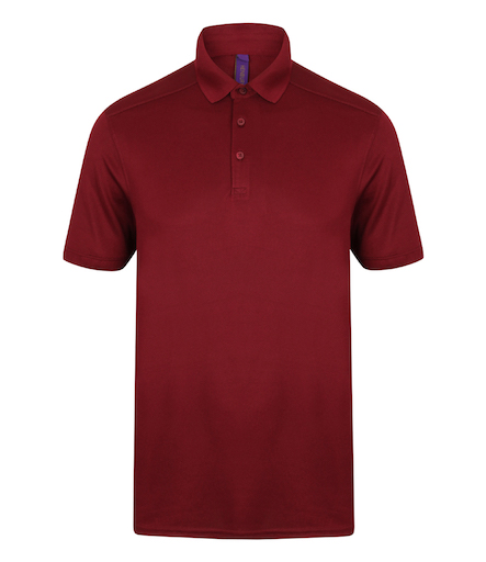 Henbury Stretch Microfine Piqué Polo Shirt - Redrok