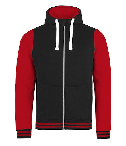 AWDis Urban Varsity Zoodie - Redrok