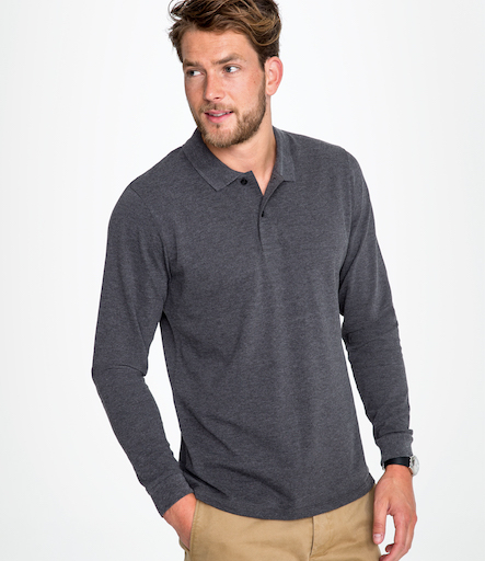 SOL'S Perfect Long Sleeve Piqué Polo Shirt - Redrok