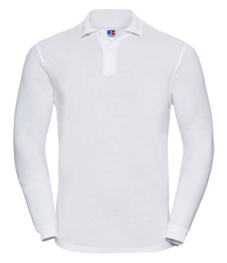 Russell Classic Long Sleeve Cotton Piqué Polo Shirt - Redrok