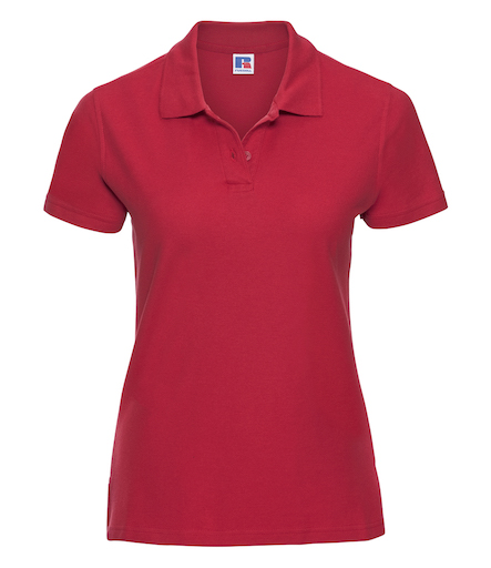 Russell Ladies Ultimate Cotton Piqué Polo Shirt - Redrok