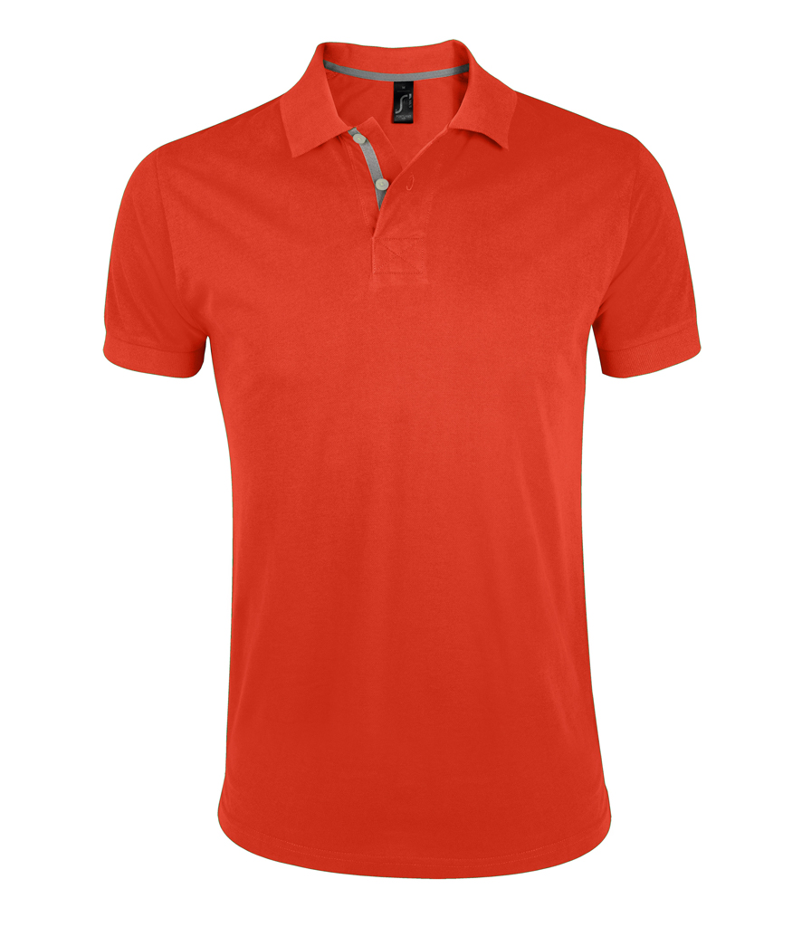 10574SOL'S Portland Cotton Piqué Polo Shirt - Redrok