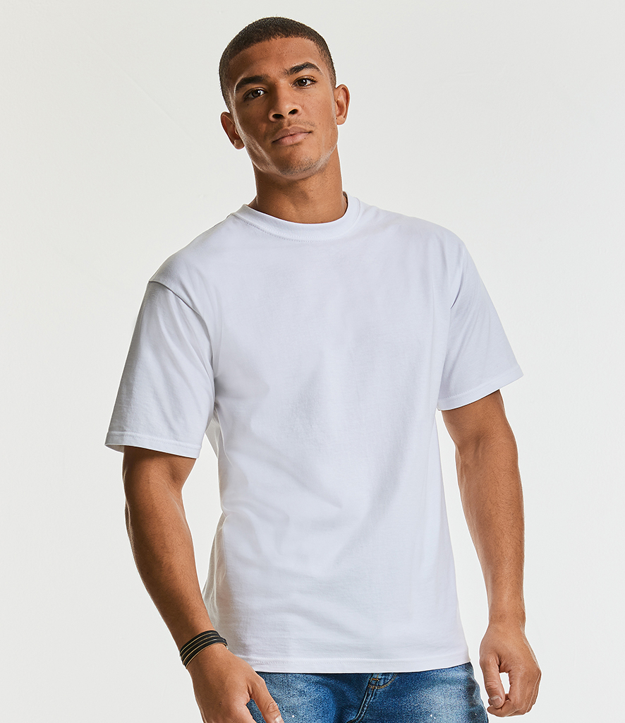 215MRussell Classic Heavyweight Combed Cotton T-Shirt - Redrok