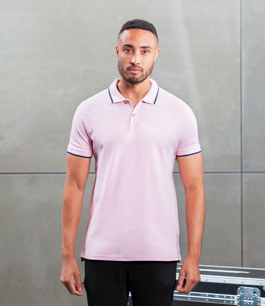 M191Mantis The Tipped Polo Shirt - Redrok