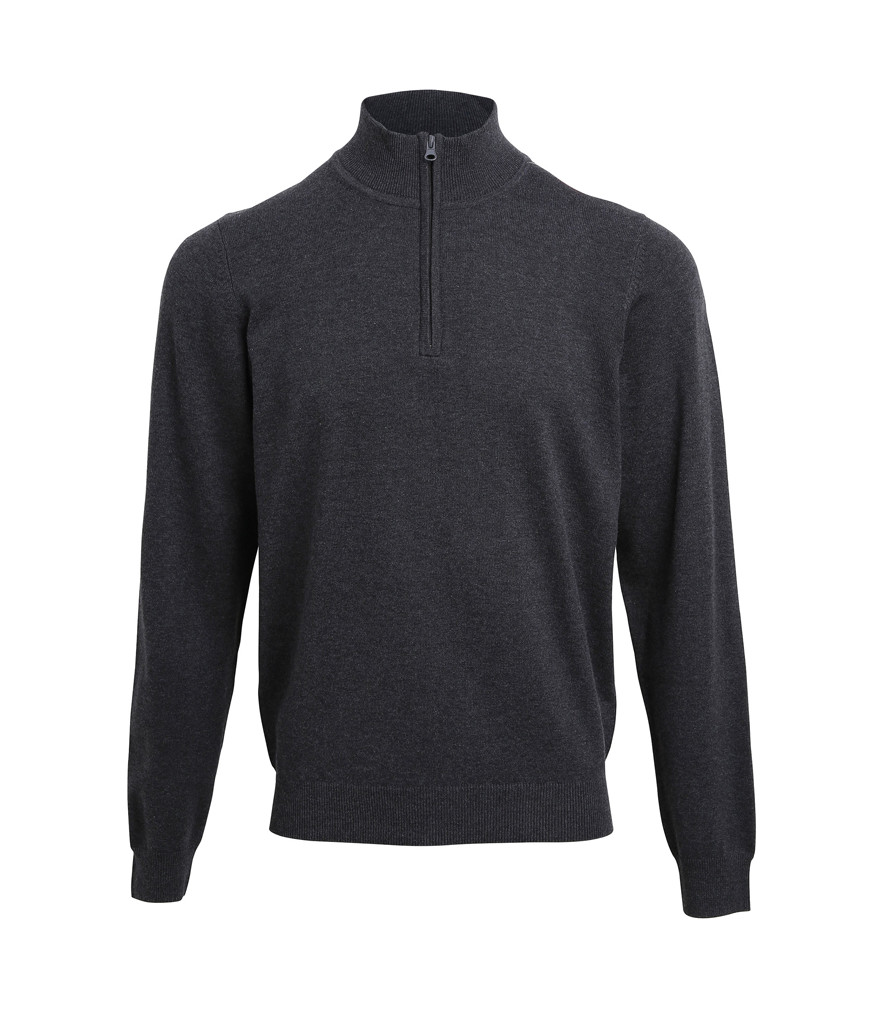 PR695Premier Zip Neck Sweater - Redrok